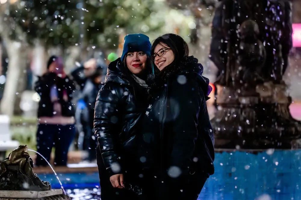 frio nieve lluvia