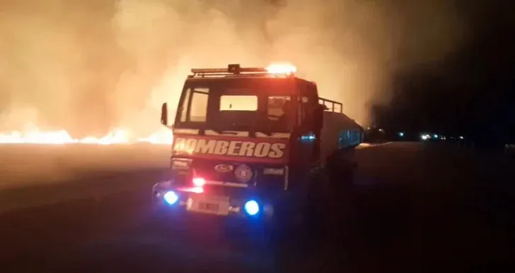 incendio bomberos fuego