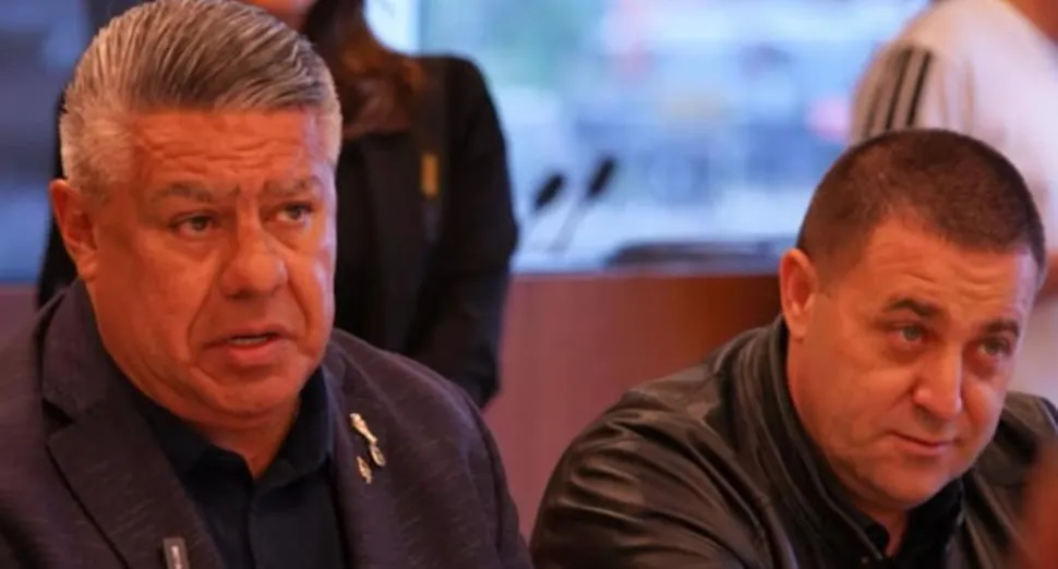 Chiqui Tapia y Pablo Toviggino