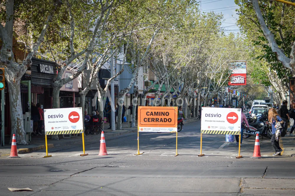 Osse corte calle transito