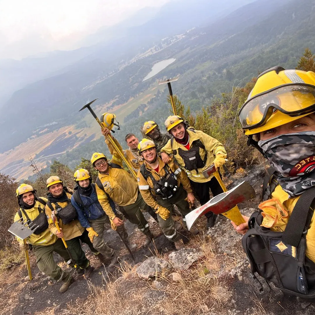 Bomberos sanjuaninos en la Patagonia 2