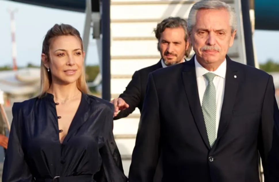 Fabiola Yañez y Alberto Fernández