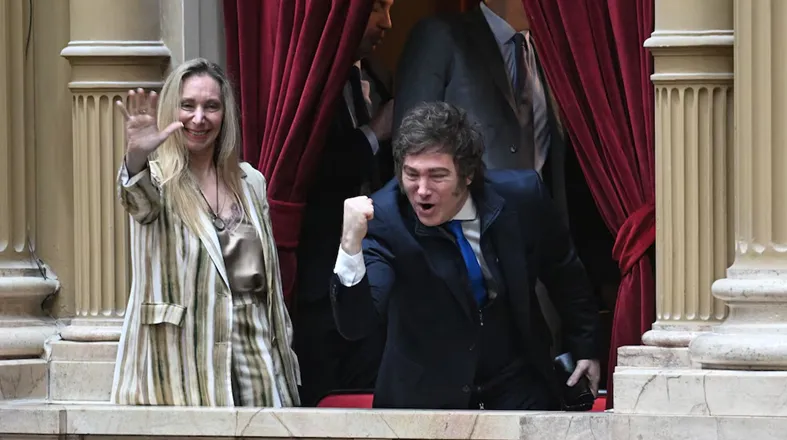 Milei y Karina Milei