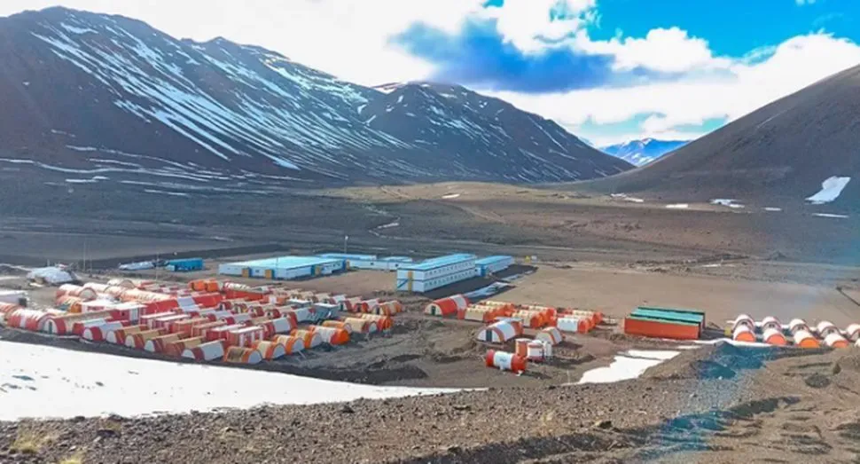 Minería campamento minero