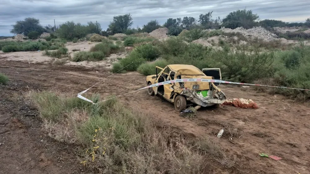 Fiat Duna, choque fatal en Sarmiento 1