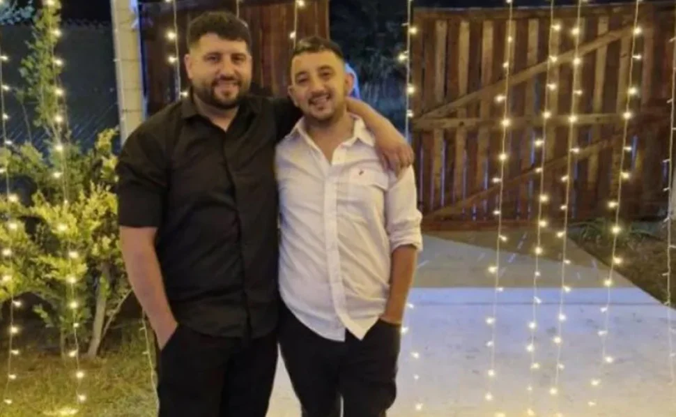 Alberto Quiroga y su hermano