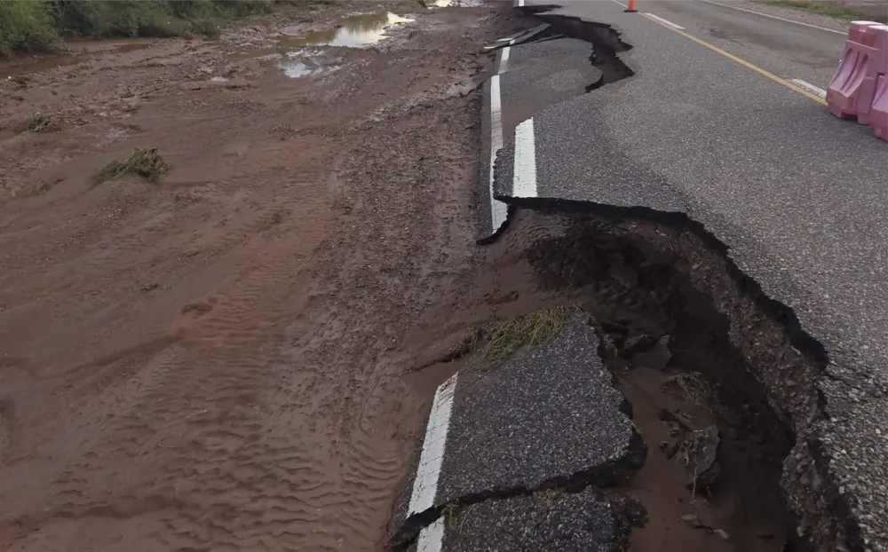 lluvia creciente San Juan